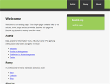 Tablet Screenshot of beulink.org